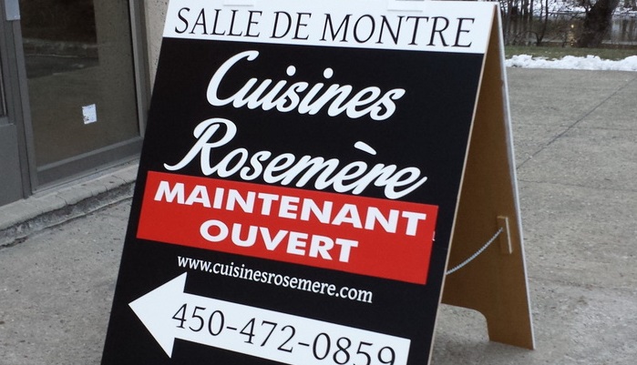 wall sign for company montreal